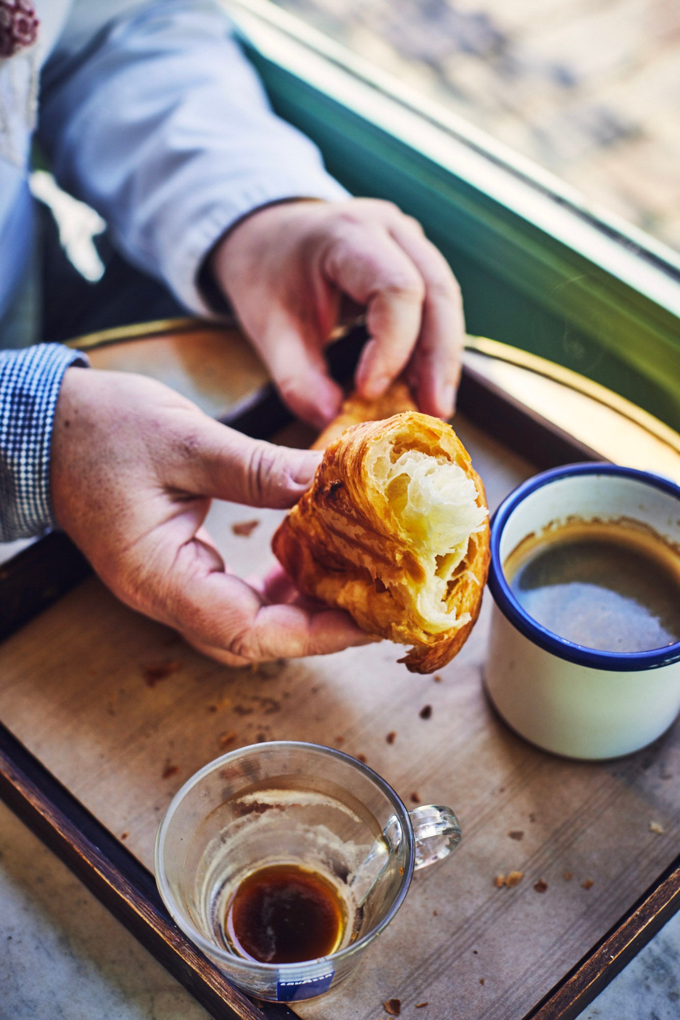 Le croissant au beurre