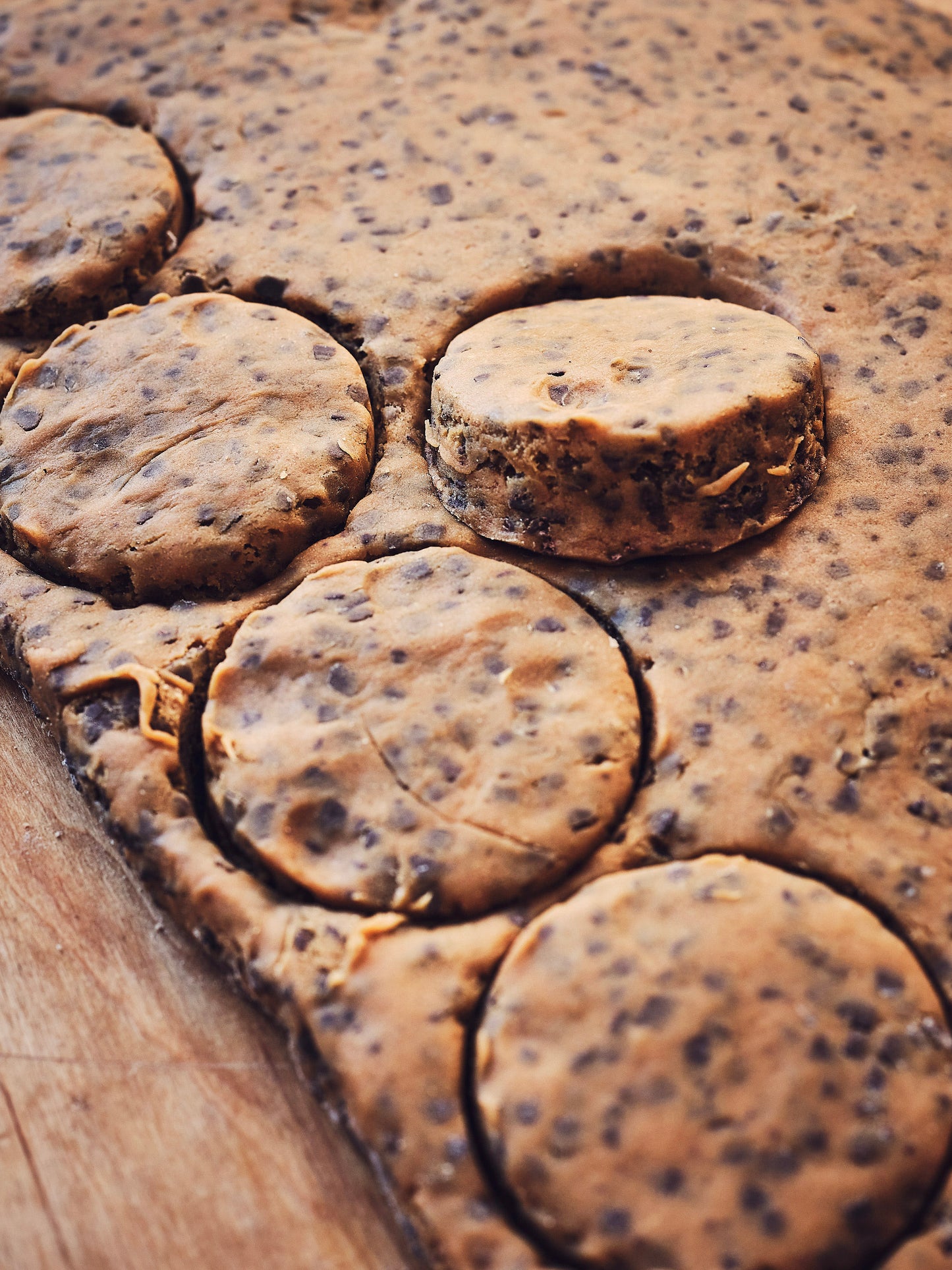 La box cookie caramel