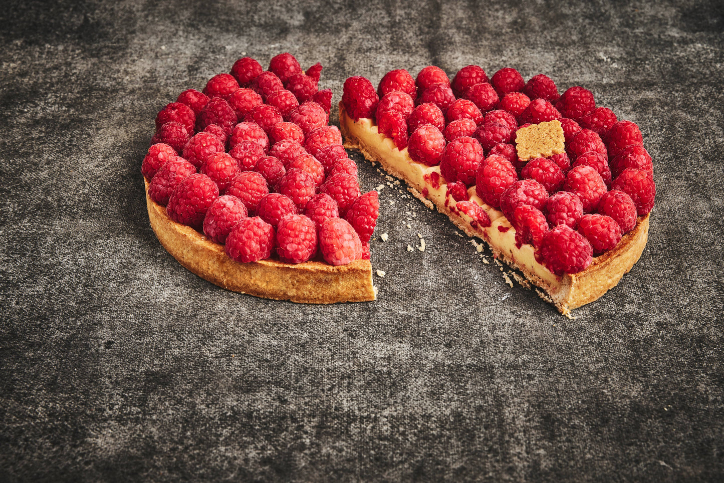 La tarte aux framboises