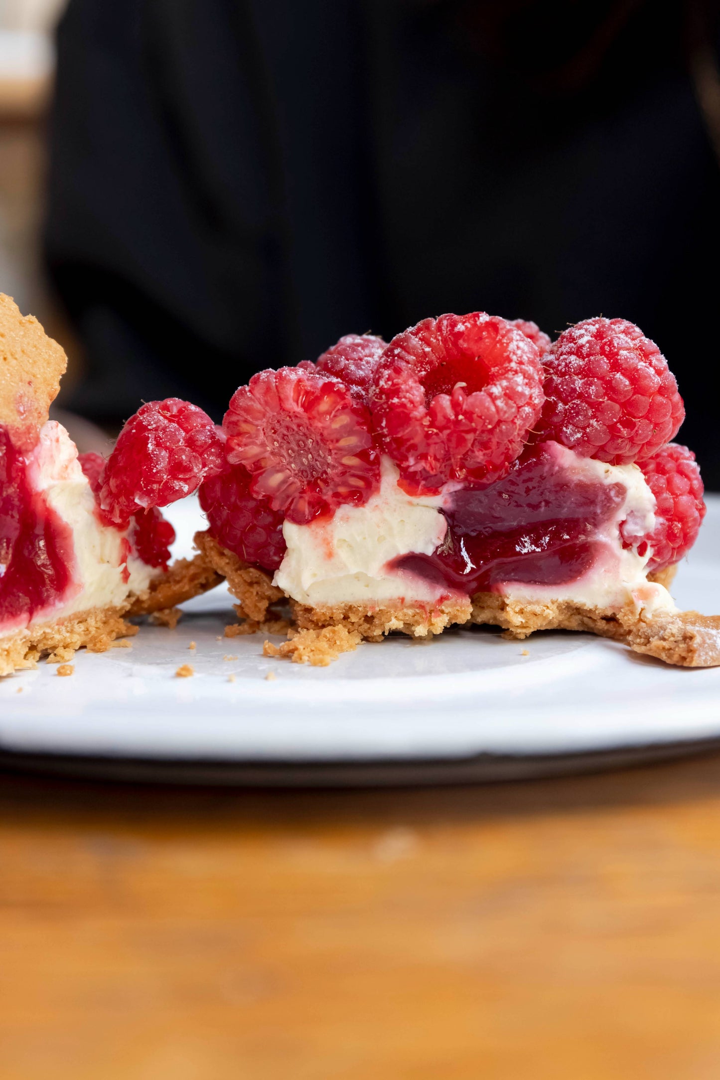 La tarte aux framboises
