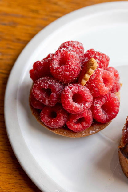 La tarte aux framboises