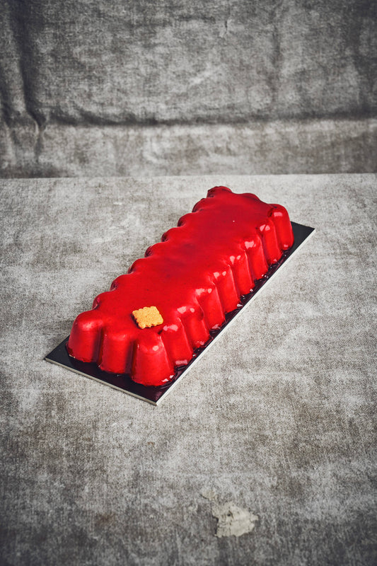 La bûche Pistaches Griottes